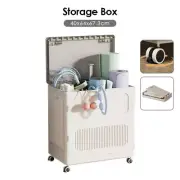 Plastic Trolley Storage Basket Clamshell Storage Box