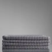 Canningvale Alessia Rib Rib Bath Mat - Latte, Bamboo
