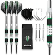 RED DRAGON Evo Series Tungsten Darts Set with Flights, Shafts (Stems) and Wallet