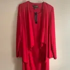 New Karin Stevens red flattering dress