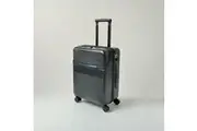 Slab 20" 360 Spinner Wheeled Cabin Travel Carry-on Luggage USB Port Access - Black