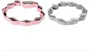 Multi-Loop Elastic Yoga Stretch Strap, 2Pcs Elastic Stretching Strap with Adjustable 10 Loops,Leg Exercise Equipment Stretching Strap with Loops