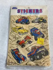 1989 Three Cheers Applause childrens Car Stickers New Sealed