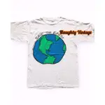 世界地球日 古著 1980年代 美國製 厚磅短踢 VINTAGE SAVE THE EARTH T-SHIRT 80S