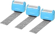 uxcell Identity Theft Protection Roller Stamps, 3 Pack Wide Confidential Roller Stamp Guard Your ID Roller for Address Security Privacy Protection, Blue