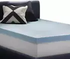 4 Inch Gel Memory Foam Mattress Topper, Ventilated Design, Ultra Plush, Certipur