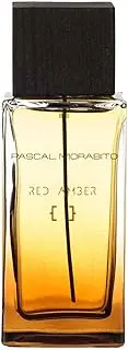 Pascal Morabito - Red Amber - 3.4 Oz Eau De Toilette - Fragrance Mist For Men - Spicy Oriental Scent - Cologne Spray With Apple, Pepper, Geranium, Tonka, Wood Accords