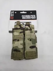 New 5.11 Flex Double Pistol Magazine Pouch Multicam Camo Molle Carrier Flap