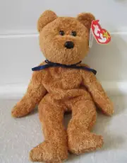 TY Beanie Baby ~ FUZZ Bear ~ Plush Beanie Babies ~ One Owner ~ NWT