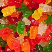 Assorted FRUIT Flavored Gummi Gummy Bears - BULK CANDY- 2 Pounds Candy