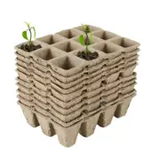 Biodegradable Paper Seedling Trays Garden Nursery Seed Pots