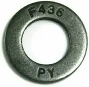 5/8" ASTM F436 SAE Plain Flat Washers 100 Pieces