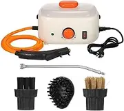 High Pressure Steam Cleaner, 2500w Steam Cleaner, 1000ml Portable Handheld Steam Cleaner with 3 Brush Heads, 6 Level Adjustment High-Pressure Steamer Cleaning for Bathrooms, Kitchens, Floor Mats