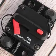 COOLHIYA 12v-36v Boat Circuit Breaker Auto Reset Fuse Mini Circuit Breaker for Marine Trailer