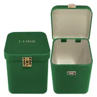 在飛比找環球Online優惠-LA MER 海洋拉娜 經典綠霧面收納鐵盒(正貨)