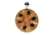 Black Tourmaline Selenite Grid Orgonite Copper Coil Pendant Orgone Healing Reiki