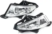 Car Fog Lights for Hyundai for Elantra 2007-2011 DRL Car Front Fog Light s Assembly W881 27W Bulbs Fog Lamp 922022H000 Car Front Bumper Fog Light(1 Set)