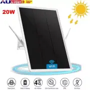 20W 5V WiFi Extender Signal Booster Solar Battery Outdoor Wireless WiFi Repeater