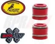04-13 Honda CFR100F 100F Kibblewhite Valve Stem Guide Viton Seals Seal Set of 2