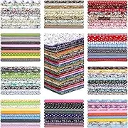Moukeren 500 Pcs 4x4 Inches Cotton Fabric Square Pre Cut Quilt Squares Bundles Patchwork Fabrics Floral Printed Quilting for DIY Craft Sewing Clothing Accessory, (DY-Moukeren-1332)