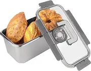 [DAJAVE] Bread Bins for Kitchen, Small Bread Bins Airtight Bread Storage Boxes with Lids Time Recording Bread Box Bread Containers for Storage Fridge Kitchen Counter - 6000ml