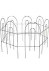 MTB Green Garden Border Folding Fence Lawn Yard Fence 24 Inch x 10 Feet,5 Pack