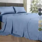 3 or 4 Pcs Luxurious Sheet Set -100% Organic Bamboo All-Season Silk-Soft Bedding
