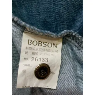 BOBSON牛仔襯衫（長版、淺藍）［二手商品］