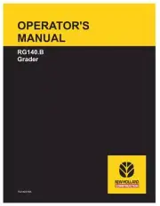 New Holland RG140.B Road Grader Operators Manual PDF/USB - 75314231NA