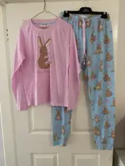 Peter Alexander Ladies Pyjama Set Bunny Medium
