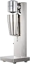 Electric Milk Shaker Mixer 2 Speeds Classic Milkshake Maker Commercial Drink Mixer Machine Stainless Steel Smoothie Maker Blender Frappe Shaker for Protein Drinks Smoothies Milkshakes Cocktails