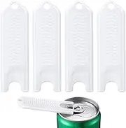 Enhon 4 Pcs Soda Can Tab Opener, Compact Beer Can Opener, Canned Drink Tab Lifter, Party Essential Tool, Pop Puller for Protecting Long Nails and Folks with Joint Pain or Arthritis Helpers