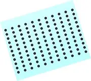 AsrMyjcx Conductive Button Pad Button Contact Control Key Pads Parts Round Buttons Repair Replacement Part for Electronic Keyboard, Diameter 3 mm