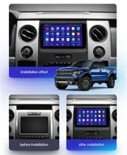 Car Dealz 10.2" Android 8.1 For Ford F150 P415 Raptor 2008 - 2014 GPS Bluetooth Car Player Navigation Radio Stereo DVD Head Unit In Dash Plus OEM Fascia