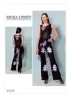 VOGUE SEWING PATTERN 1539 MISSES 14-22 ASSYMETRICAL TUNIC & FLARED LEG JUMPSUIT