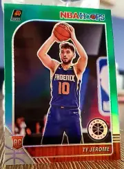 Ty Jerome 2019-20 Panini NBA Hoops Premium Stock Green Prizm RC #219 SUNS