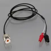 SO239 UHF to Crocodile 27mm Alligator Clip RG316 Oscilloscope Test Cable 3FT