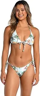 [Hobie] Women's Standard Triangle Halter Bikini Swimsuit Top