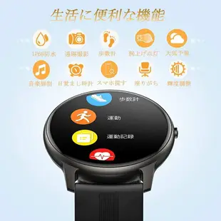 日本 AGPTEK 可連線手錶 smart watch LW11智慧手錶 適用蘋果 運動手錶 防水 男錶 女錶 運動跑步【小福部屋】