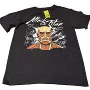 Attack On Titan Mens Medium Black T-Shirt