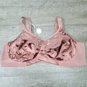 Elomi Cate EL4033ROW Rose Full Soft Cup Bra Plus Size Lingerie Size 46DD New