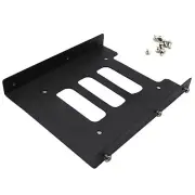 Easy Install 2.5" to 3.5" Bay SSD/HDD Metal Hard Drive Mounting Bracket Adapter
