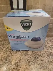 Vicks Warm Steam Vaporizer Humidifier, 1.5 G, White, V150SGL