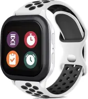 Silicone Sport Band Compatible with Gizmo Watch 3 Adventure 3 2 White Black