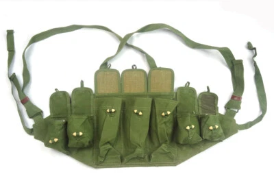 Chinese Army Type 56 Canvas Chest Rig Ammo Pouch Mag Vietnam War Orignial Pouch