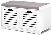 Artiss Shoe Rack Storage Cabinet Bench Box Drawers Organiser Shoes Shelf Drawer White Cupboard Hallway Home Decor Bedroom Furniture Display Wardrobe Sturdy Construction