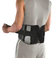 Mueller Adjust To Fit Back Brace Support Belt w/ Stays - Lumbar Back Pain Relief