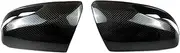 NPKNGZTATW 1 Pair Rearview Mirror Cover Carbon Fiber Side Rear View Mirror Cover Caps Compatible With Hyundai Compatible With Genesis Compatible With Rohens Compatible With Coupe 2008-2016 Car interio