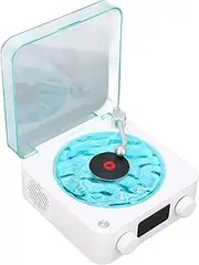 Waves Bluetooth Speaker, Portable Vintage Speaker with White Noise, Adjustable Ambient Lighting, Surround Sound for Bedroom, Party
