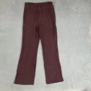 NWT Banana Republic Bootcut Pant Petite Small Purple Brushed Marled Ribbed NEW